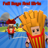 Fall Boys And Girls Running Multiplayer