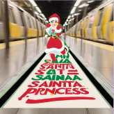 Subway Santa Princess Runner