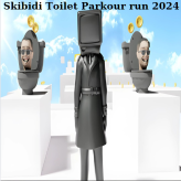 Skibidi Toilet Parkour run 2024